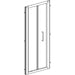 Geberit Geo Folding Door - Unbeatable Bathrooms