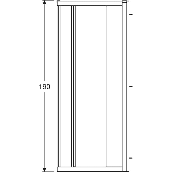 Geberit Geo Quadrant Shower Enclosure with Sliding Door - Unbeatable Bathrooms