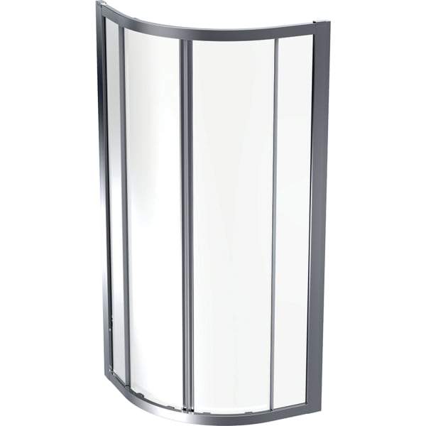 Geberit Geo Quadrant Shower Enclosure with Sliding Door - Unbeatable Bathrooms