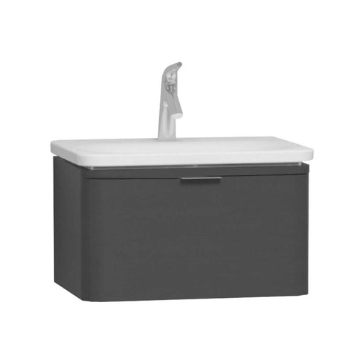 Vitra Nest Trendy 600mm Vanity Unit - Wall Hung 1 Drawer Unit - Unbeatable Bathrooms
