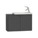 Vitra Nest Trendy 600/800/1000mm Narrow Vanity Unit - Wall Hung 1 & 2 Door Unit - Unbeatable Bathrooms