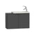 Vitra Nest Trendy 600/800/1000mm Narrow Vanity Unit - Wall Hung 1 & 2 Door Unit - Unbeatable Bathrooms