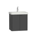 Vitra Nest 600/800/1000mm Vanity Unit - Wall Hung 2 Door Unit - Unbeatable Bathrooms