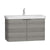 Vitra Nest 600/800/1000mm Vanity Unit - Wall Hung 2 Door Unit - Unbeatable Bathrooms