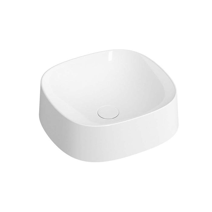 Vitra Frame 400mm 0TH Square Countertop Bowl Basin - Unbeatable Bathrooms