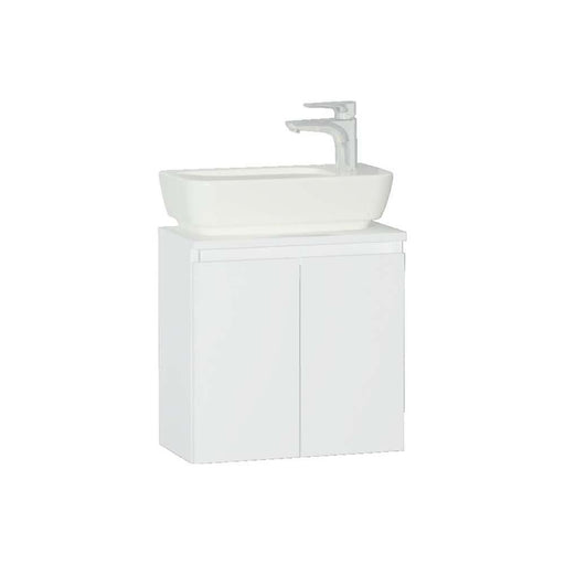 Vitra Shift 500mm Cloakroom Vanity Unit - Wall Hung 2 Door Unit - Unbeatable Bathrooms
