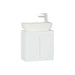 Vitra Shift 500mm Cloakroom Vanity Unit - Wall Hung 2 Door Unit - Unbeatable Bathrooms
