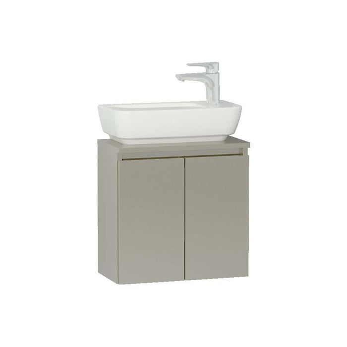 Vitra Shift 500mm Cloakroom Vanity Unit - Wall Hung 2 Door Unit - Unbeatable Bathrooms
