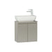 Vitra Shift 500mm Cloakroom Vanity Unit - Wall Hung 2 Door Unit - Unbeatable Bathrooms
