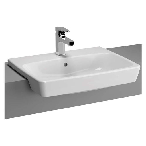 Vitra M-Line 600mm 1TH Semi-Recessed Basin - Unbeatable Bathrooms