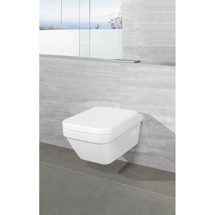 Villeroy & Boch Architectura Rimless Square Wall Hung Toilet - Unbeatable Bathrooms