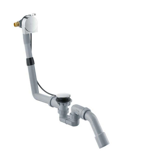 Hansgrohe Exafill S - Complete Set Bath Filler, Waste and Overflow Set for Standard Bathtubs - Unbeatable Bathrooms