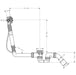 Hansgrohe Exafill S - Finish Set Bath Filler, Waste and Overflow Set - Unbeatable Bathrooms