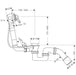 Hansgrohe Exafill - Finish Set Bath Filler, Waste and Overflow Set Plus - Unbeatable Bathrooms
