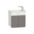 Vitra D-Light 500mm Vanity Unit - Wall Hung 2 Door & 1 Drawer Unit - Unbeatable Bathrooms