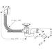 Hansgrohe Flexaplus S - Complete Set Waste and Overflow Set for Standard Bathtubs - Unbeatable Bathrooms