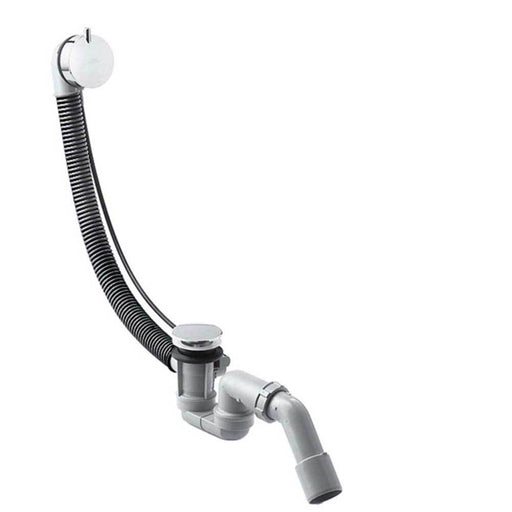 Hansgrohe Flexaplus S - Complete Set Waste and Overflow Set for Standard Bathtubs - Unbeatable Bathrooms