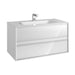 Vitra M-Line Infinit 800/1000/1200mm Vanity Unit - Wall Hung 2 Drawer Unit with Infinity Basin - Unbeatable Bathrooms