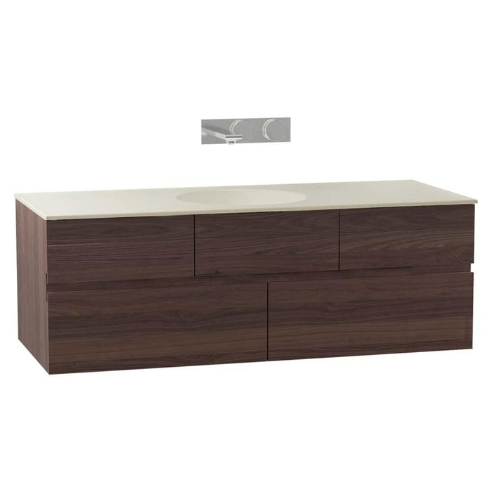 Vitra Memoria 12/1500mm Vanity Unit - Wall Hung 4 Drawer Unit - Unbeatable Bathrooms