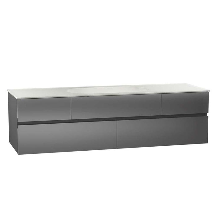 Vitra Memoria 12/1500mm Vanity Unit - Wall Hung 4 Drawer Unit - Unbeatable Bathrooms