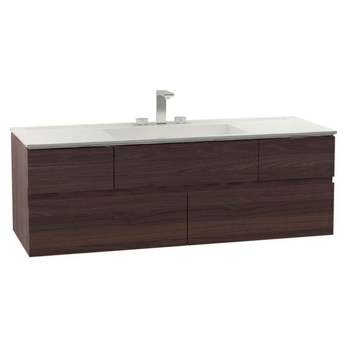 Vitra Memoria 12/1500mm Vanity Unit - Wall Hung 4 Drawer Unit - Unbeatable Bathrooms