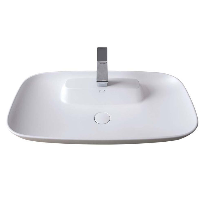 Vitra Memoria 820mm 1TH Rectangular Countertop Basin - Unbeatable Bathrooms