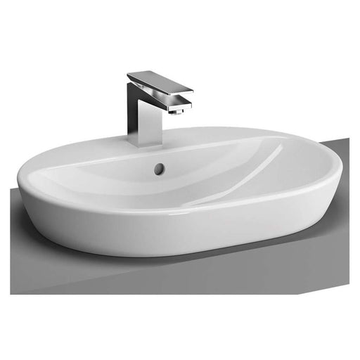 Vitra M-Line 600mm Oval Countertop Basin - 0 & 1TH - Unbeatable Bathrooms