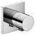 Keuco Ixmo 3-Way Stop and Diverter Valve with Wall Outlet for Shower Hose Square Rosette and Handle 59556 - Unbeatable Bathrooms