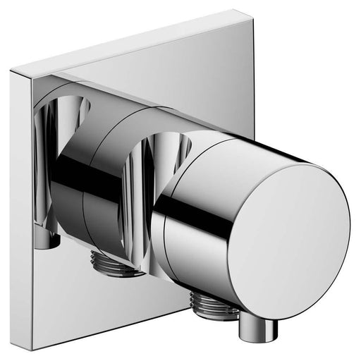 Keuco Ixmo 3-Way Stop and Diverter Valve with Wall Outlet for Shower Hoses and Comfort Square Rosette 59549 - Unbeatable Bathrooms