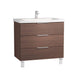Vitra Ecora 600/900mm Vanity Unit - Floor Standing 3 Drawer Unit - Unbeatable Bathrooms
