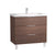 Vitra Ecora 600/900mm Vanity Unit - Floor Standing 3 Drawer Unit - Unbeatable Bathrooms