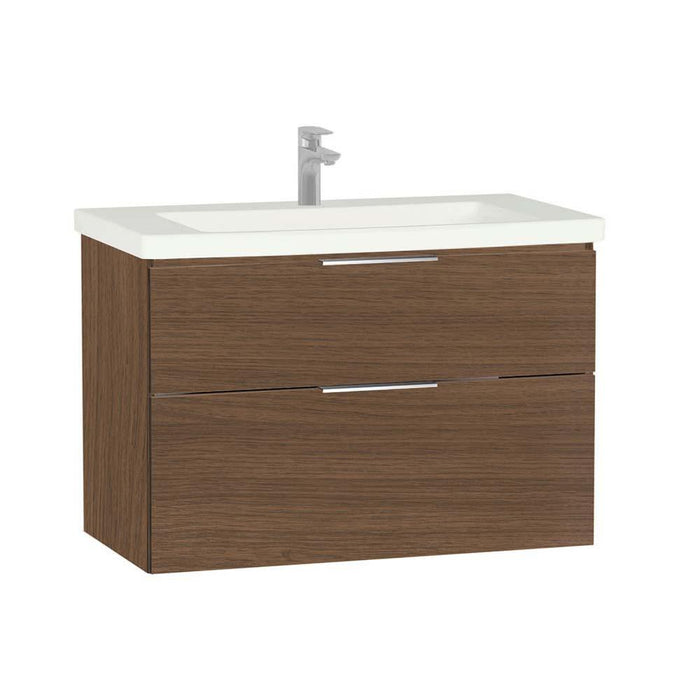 Vitra Ecora 600/900mm Vanity Unit - Wall Hung 2 Drawer Unit - Unbeatable Bathrooms