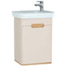 Vitra Sento 500mm Vanity Unit - Wall Hung 1 Door Unit - Unbeatable Bathrooms