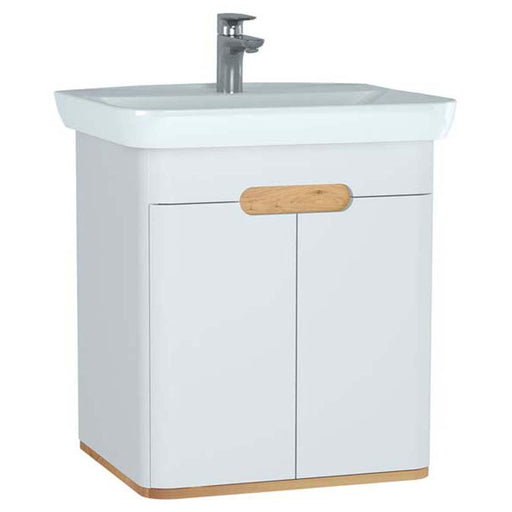 Vitra Sento 650/800/1000mm Vanity Unit - Wall Hung 2 Door Unit - Unbeatable Bathrooms