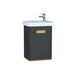 Vitra Sento 500mm Vanity Unit - Wall Hung 1 Door Unit - Unbeatable Bathrooms