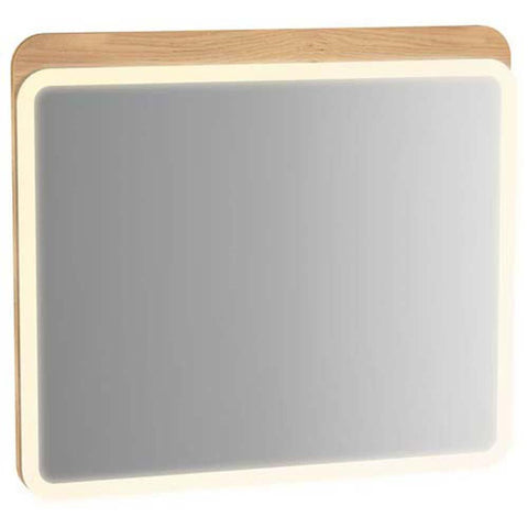 Vitra Sento Illuminated Mirror - Oak - Unbeatable Bathrooms