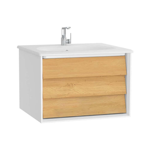 Vitra Frame 600/800/1000mm Vanity Unit - Wall Hung 1 Drawer Unit - Unbeatable Bathrooms