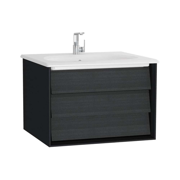 Vitra Frame 600/800/1000mm Vanity Unit - Wall Hung 1 Drawer Unit - Unbeatable Bathrooms
