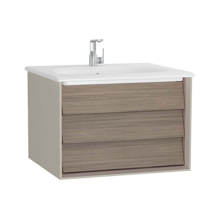 Vitra Frame 600/800/1000mm Vanity Unit - Wall Hung 1 Drawer Unit - Unbeatable Bathrooms