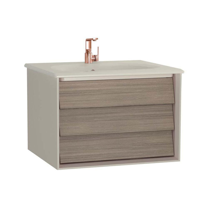 Vitra Frame 600/800/1000mm Vanity Unit - Wall Hung 1 Drawer Unit - Unbeatable Bathrooms