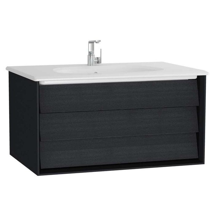 Vitra Frame 600/800/1000mm Vanity Unit - Wall Hung 1 Drawer Unit - Unbeatable Bathrooms