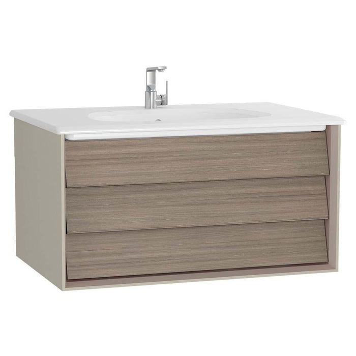 Vitra Frame 600/800/1000mm Vanity Unit - Wall Hung 1 Drawer Unit - Unbeatable Bathrooms