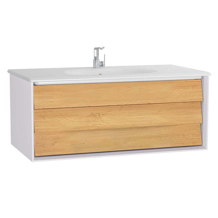 Vitra Frame 600/800/1000mm Vanity Unit - Wall Hung 1 Drawer Unit - Unbeatable Bathrooms