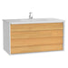 Vitra Frame 800/1000mm Vanity Unit - Wall Hung 2 Drawer Unit - Unbeatable Bathrooms
