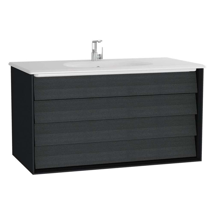 Vitra Frame 800/1000mm Vanity Unit - Wall Hung 2 Drawer Unit - Unbeatable Bathrooms