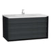 Vitra Frame 800/1000mm Vanity Unit - Wall Hung 2 Drawer Unit - Unbeatable Bathrooms