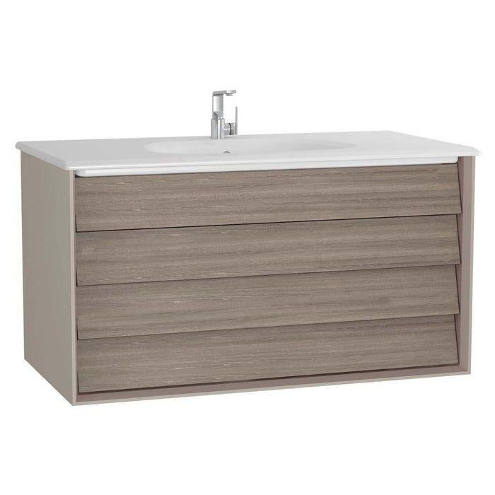 Vitra Frame 800/1000mm Vanity Unit - Wall Hung 2 Drawer Unit - Unbeatable Bathrooms