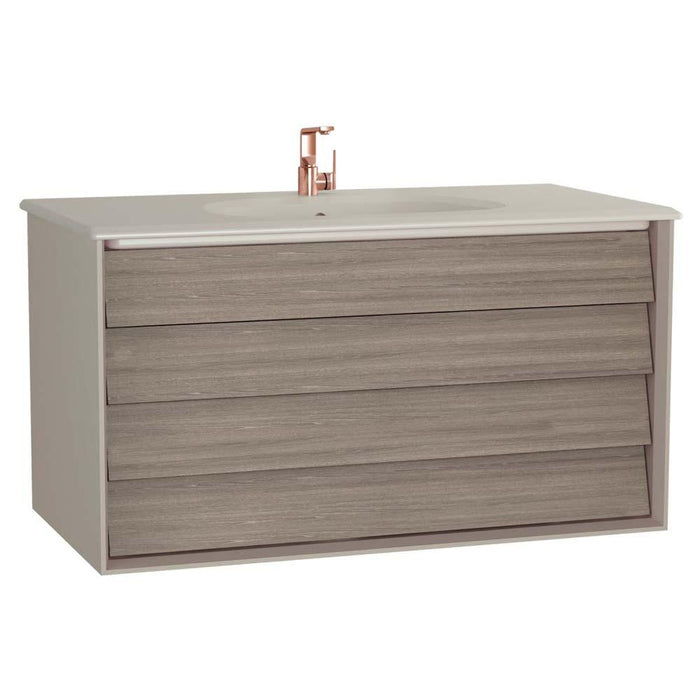 Vitra Frame 800/1000mm Vanity Unit - Wall Hung 2 Drawer Unit - Unbeatable Bathrooms