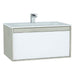 Vitra M-Line Infinit 800/1000/1200mm Vanity Unit - Wall Hung 1 Drawer Unit with Infinity Mineral Cast Basin - Unbeatable Bathrooms