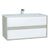 Vitra M-Line Infinit 800/1000/1200mm Vanity Unit - Wall Hung 2 Drawer Unit with Infinity Basin - Unbeatable Bathrooms